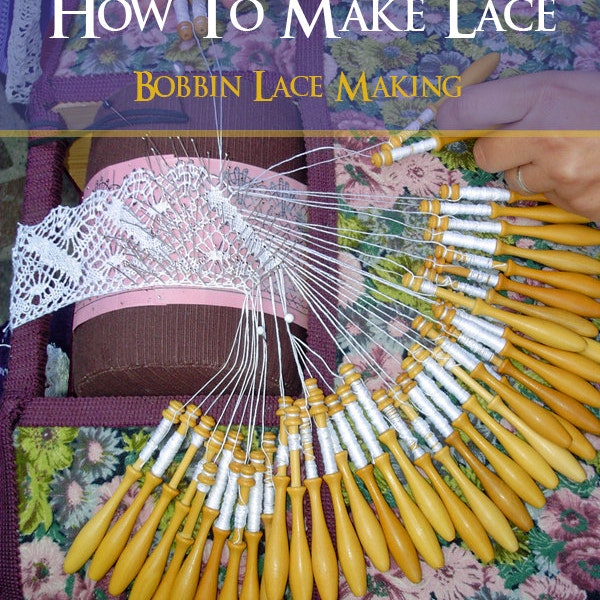 How To MAKE LACE Bobbin Lace Making 97 Pages Instructions Plus 12 Printable PATTERNS - Instant Download - See Reviews