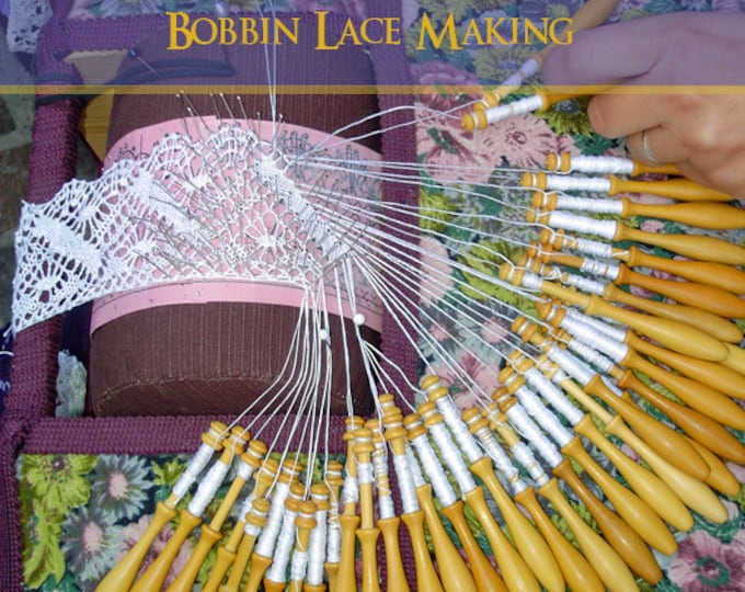 How to MAKE LACE Bobbin Lace Making 97 Pages Instructions Plus 12 ...