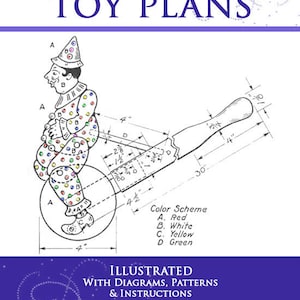 40 Vintage Do It Yourself EASY TOY PLANS with Patterns and Instructions on How To Make Toys For Children 127 pgs Printable Instant Download