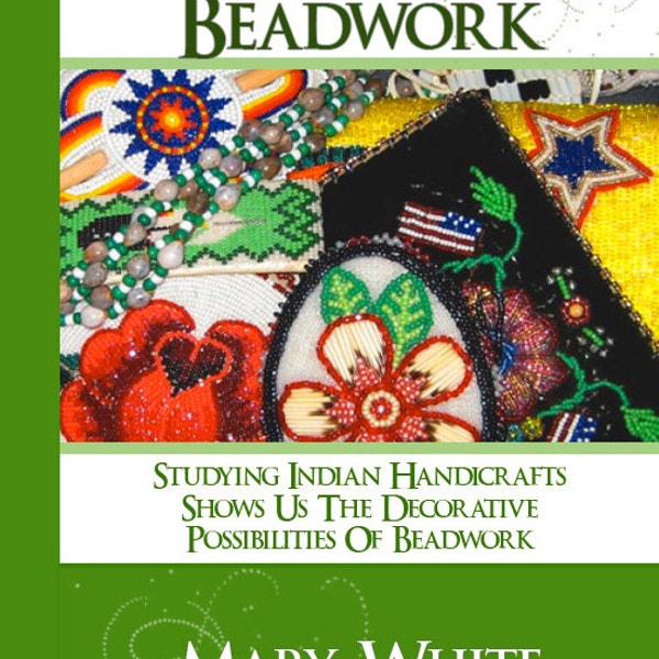 How To Do Beadwork SELTEN illustriertes Anleitungsbuch Lernen Sie alles über indisches Perlenhandwerk