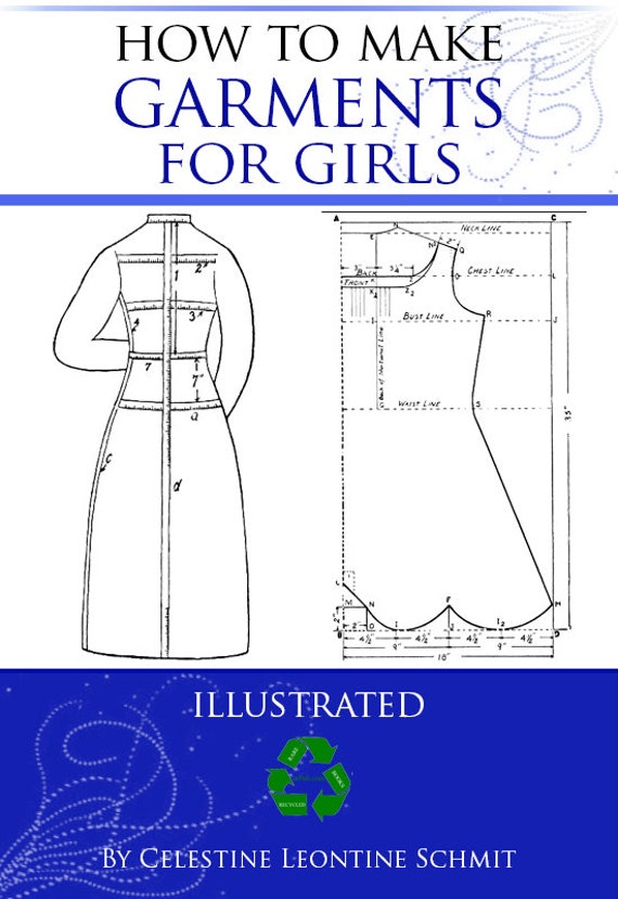 How to Make GARMENTS for GIRLS Illustrated Design Victorian Etsy