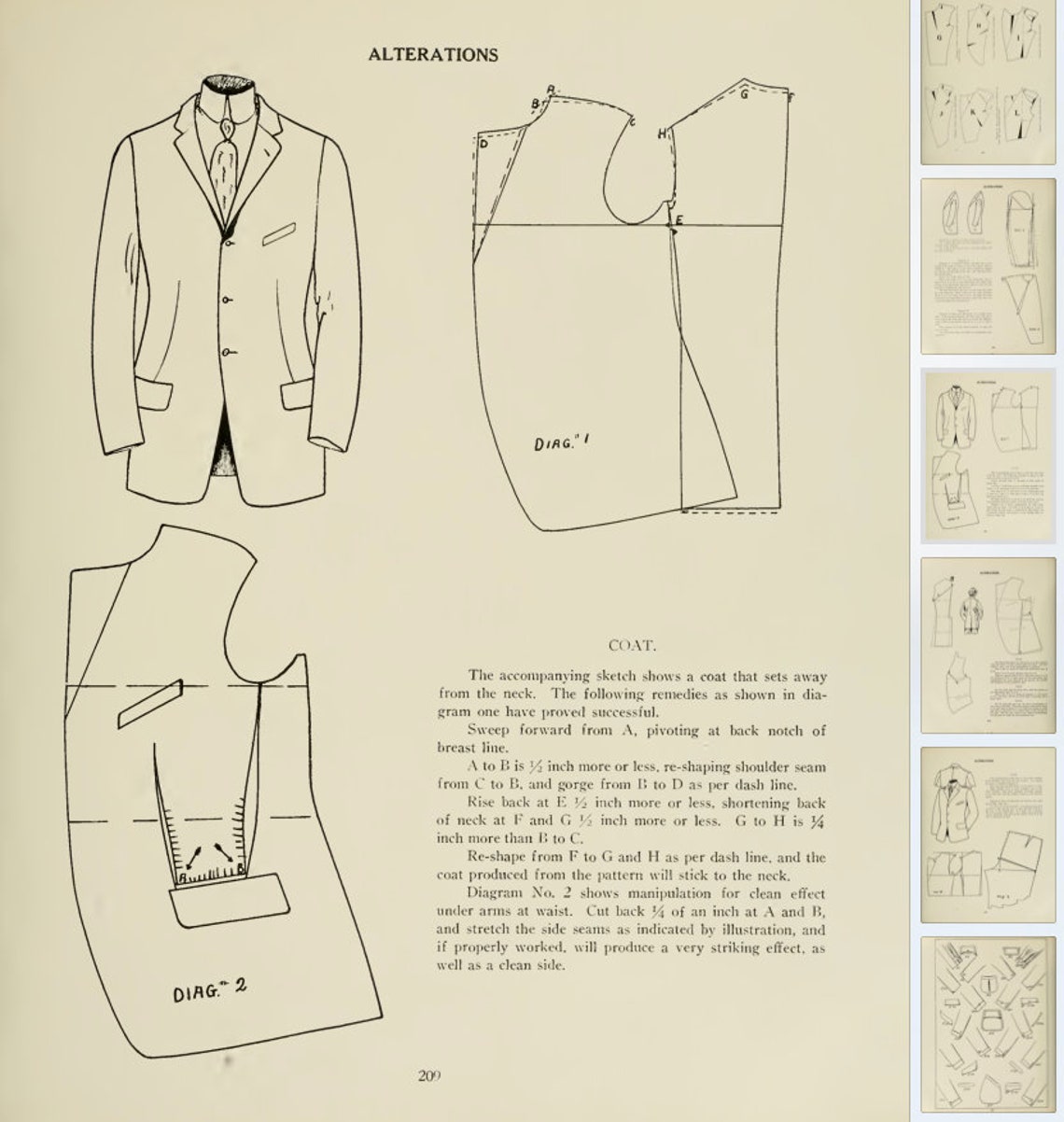 Design Your Own Clothes Art Deco MENS TAILORING Tutorial | Etsy