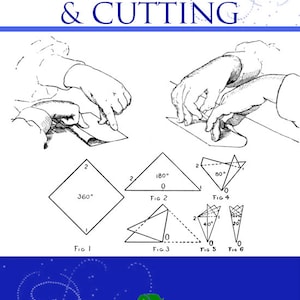 PAPER FOLDING and CUTTING Illustrated Series Adapted To Kindergartens and Public Schools 45 Pages Printable Instant Download
