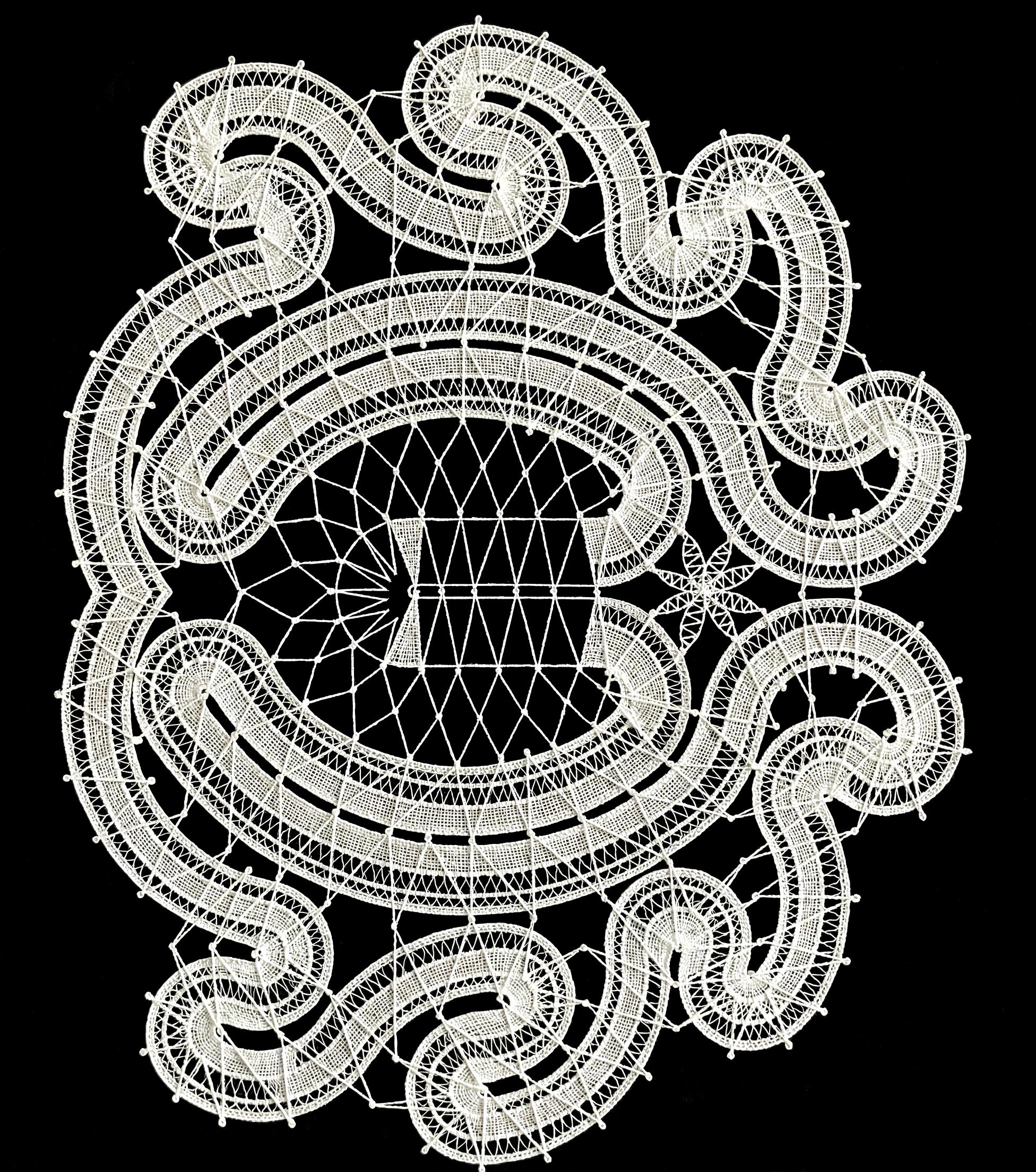 50 VICTORIAN LACE PATTERNS in This Rare How to Make Bobbin Lace Pattern ...