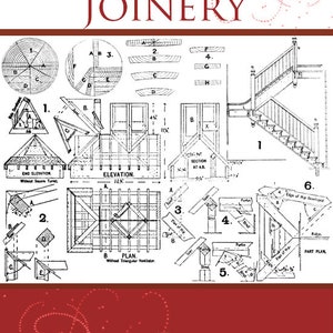 CARPENTRY and JOINERY Rare ILLUSTRATED Instruction Book on Building Construction 159 Pages Printable or Read on Your Tablet Instant Download