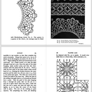 May include: A black and white illustration of a lace pattern with instructions for making the pattern. The text includes the title "Plaited Lace" and the number "37".