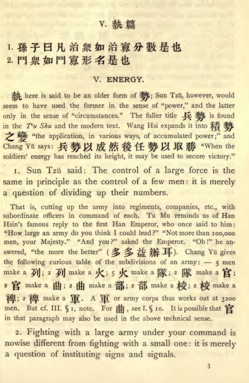 Sun Tzu On The ART OF WAR Rare Translation From Chinese