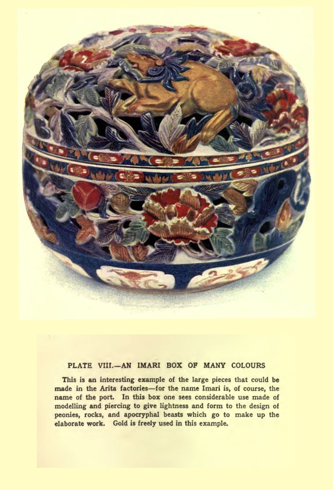 JAPANESE PORCELAIN Style Design Technique Marks RARE