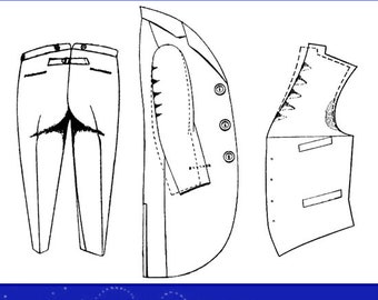 EASY GARMENT ALTERATIONS Causes, Effects and Remedies for Errors in Cutting and Making Men's Garments 25 Pages Printable Instant Download