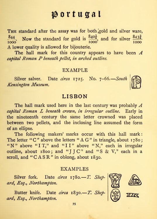 Continental GOLD and SILVER Hallmarks RARE Reference