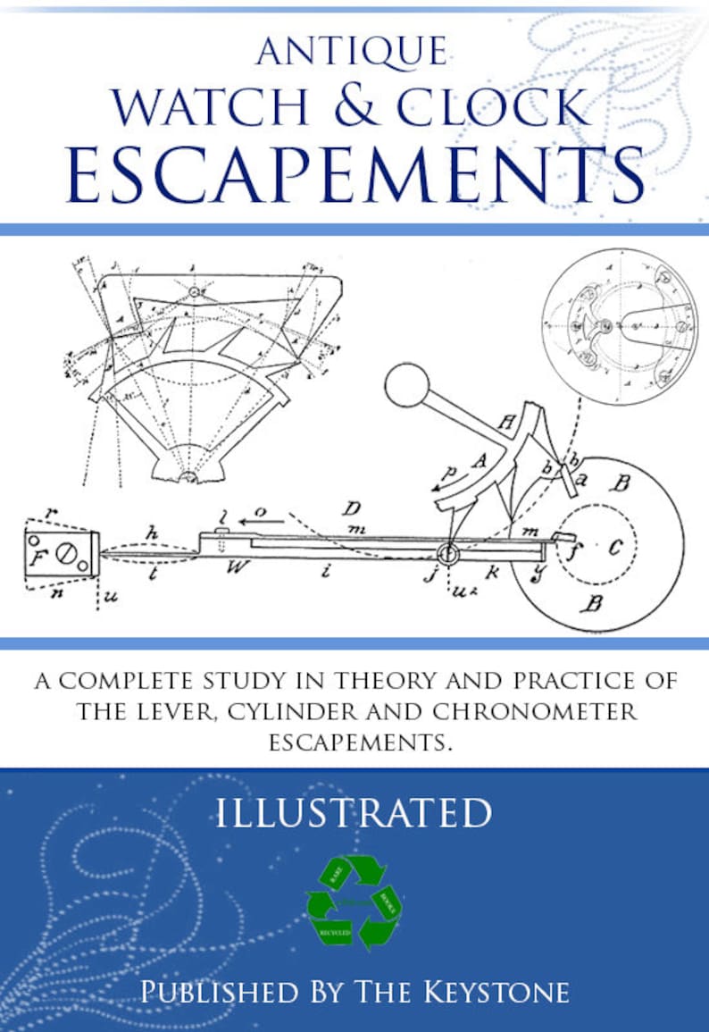 Antique WATCH and CLOCK ESCAPEMENTS Lever Cylinder and Etsy