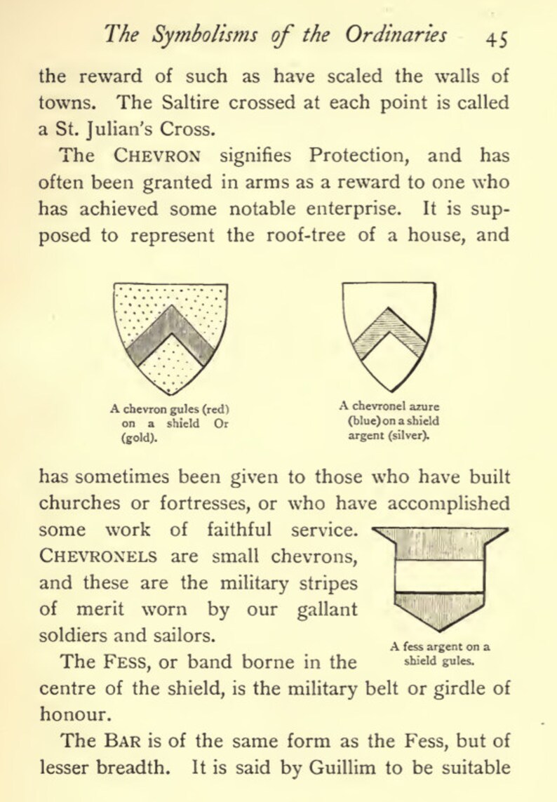 SYMBOLISMS of HERALDRY Rare Reference Book for Collectors on the ...