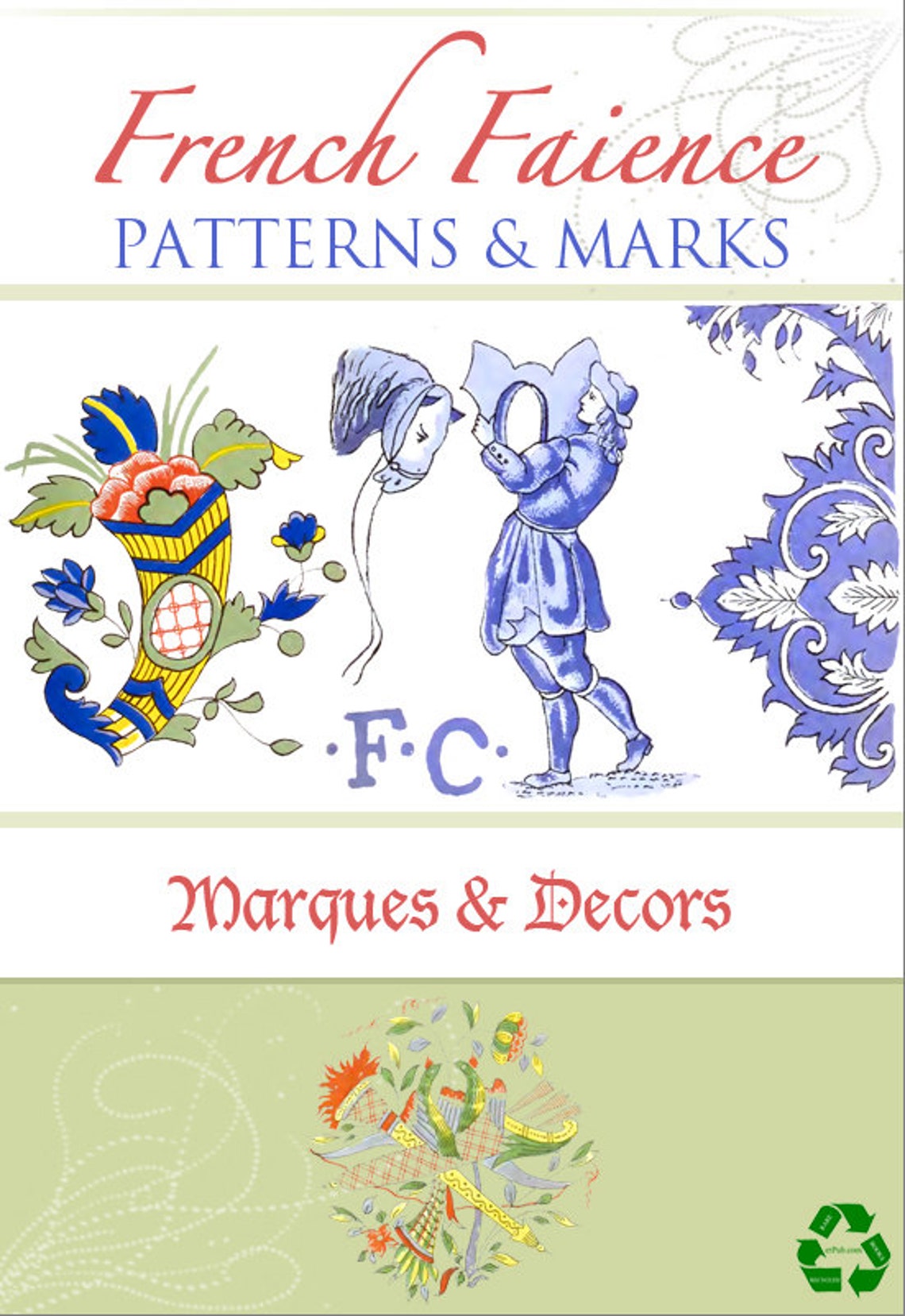 FRENCH FAIENCE Patterns and Marks Rare ILLUSTRATED French - Etsy