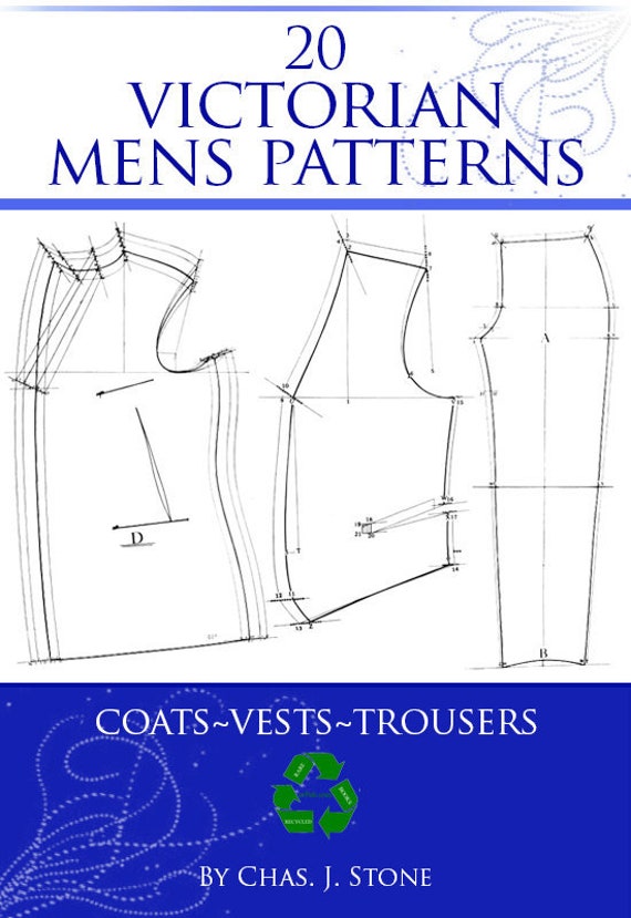 20 VICTORIAN MENS PATTERNS Design Your Own Victorian Mens Coats