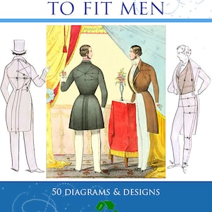 CUTTING GARMENTS To Fit MEN Design Your Own Victorian Mens Clothes Sewing Patterns and Instructions 102 Pages Printable Instant Download