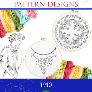 Rare 265 HAND EMBROIDERY PATTERN Designs Book 57 Pages of Embroiderers Pattern Designs Printable For All Crafting Projects Instant Download