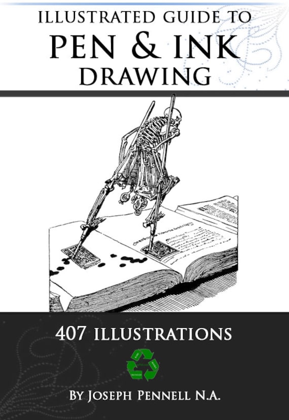 The Illustrated Guide To Pen Ink Drawing 466 Pages With 407 Etsy