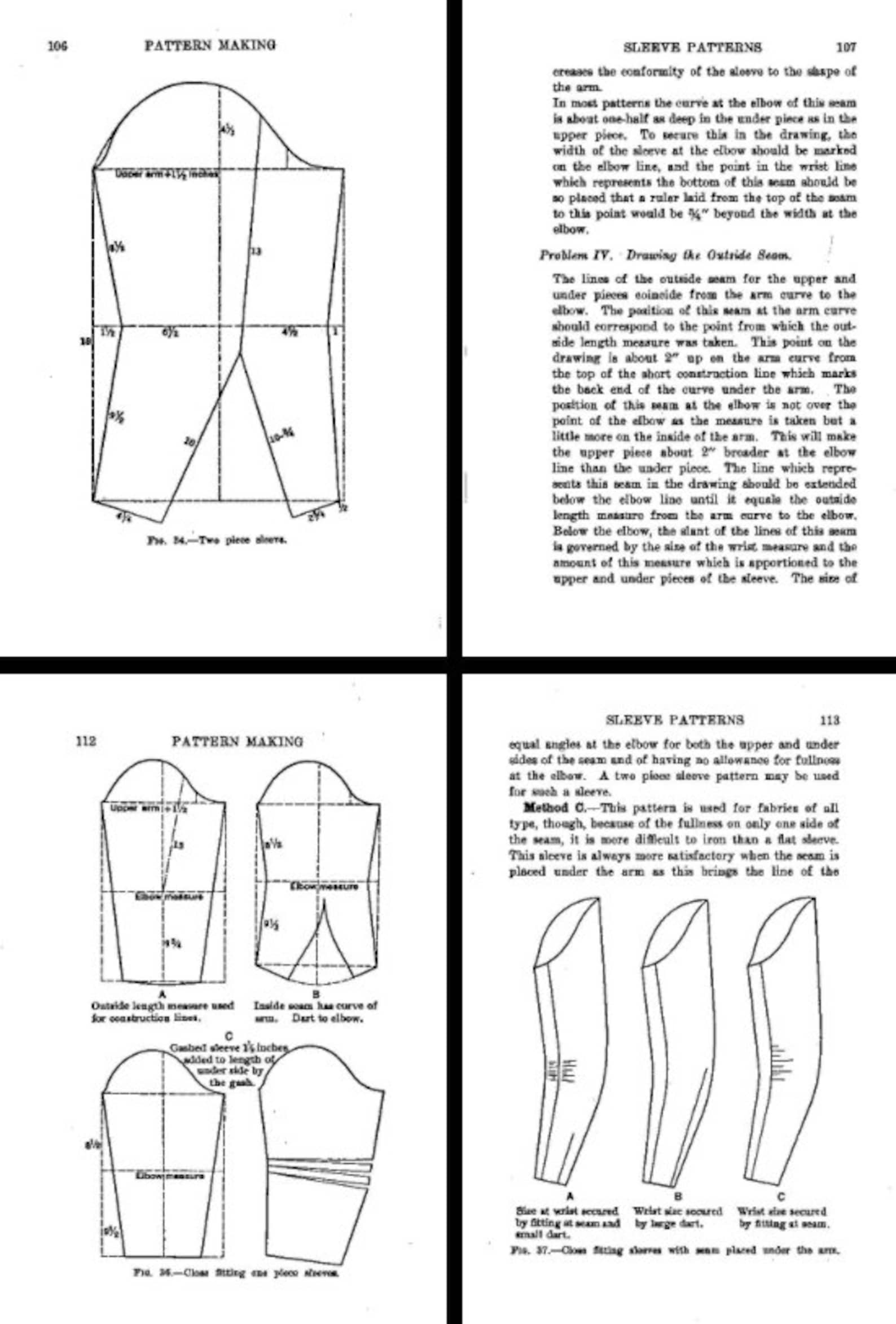 DRESS PATTERN MAKING How to Make Patterns for Clothing of Etsy France