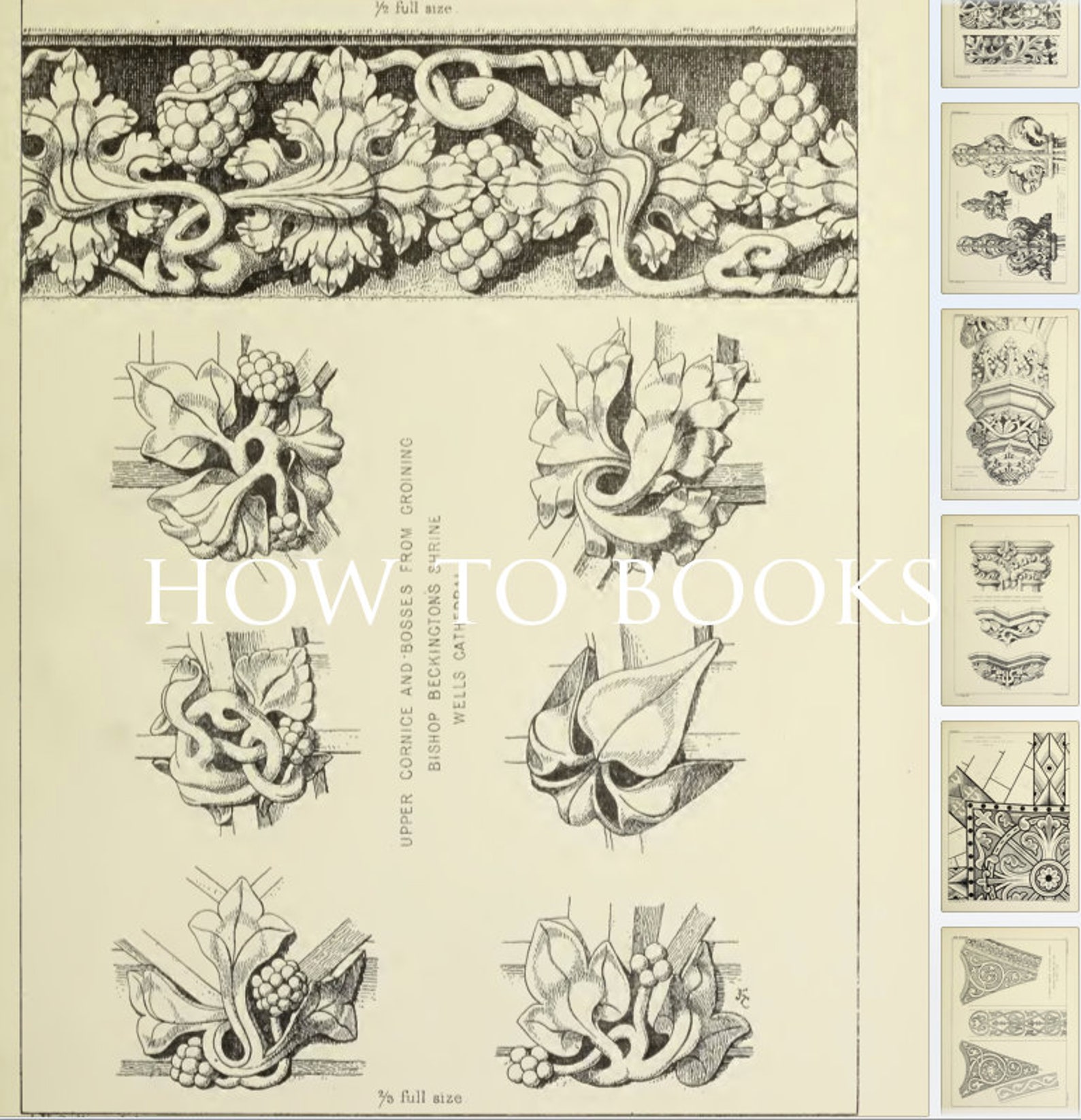 English MEDIAEVAL FOLIAGE ORNAMENTATION With Royalty Free Etsy