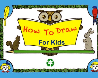 COME DISEGNARE Per BAMBINI un libro illustrato passo dopo passo su cosa disegnare e come disegnarlo