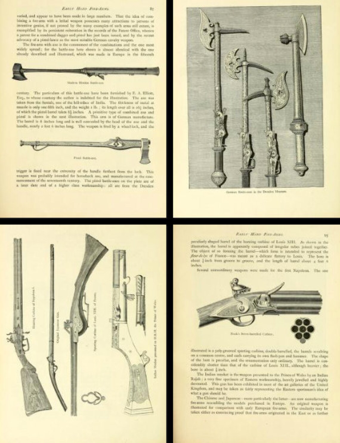 ILLUSTRATED HISTORY of the GUN Rare Book About the Development Etsy