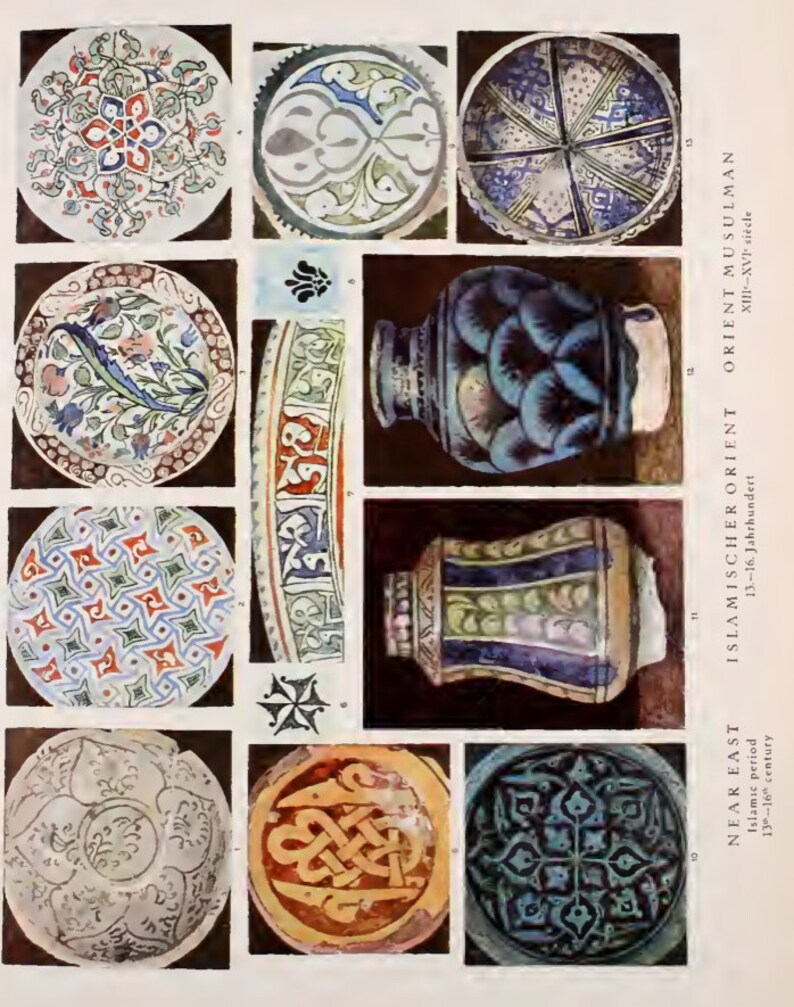 History of DECORATIVE MOTIFS 2000 Full Color Illustrations 163 | Etsy