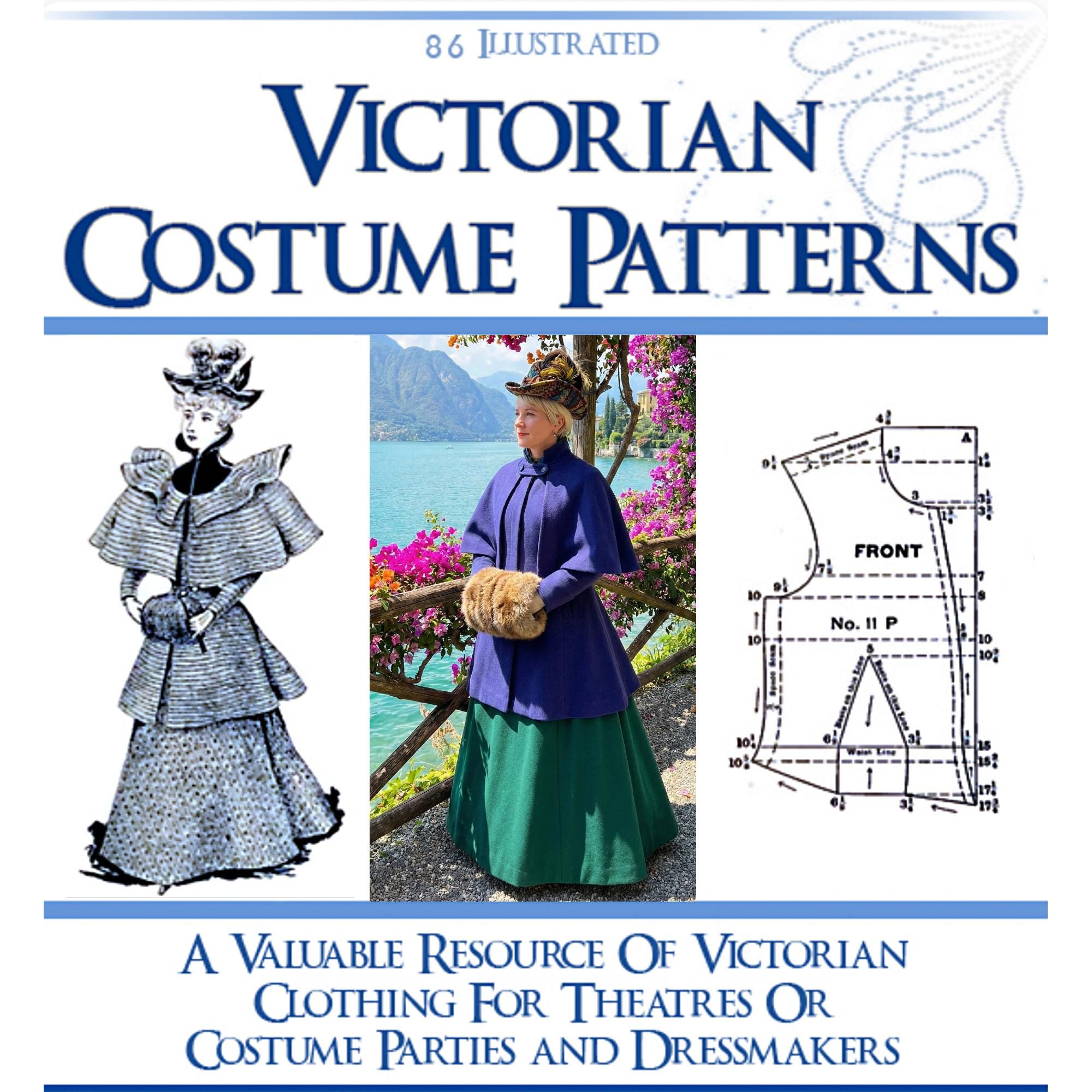 86 Victorian DRESS SEWING PATTERNS Design Your Own Custom Outfits