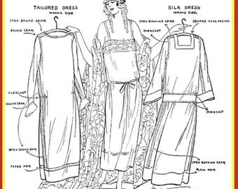 ABC of Art Deco Dress Making Printable 140 Pages of Dress Designs and Downton Abbey Costume Instructions ~ Top Reviews ~ Instant Download