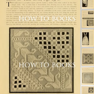 Hardanger Pattern Books HARDANGER EMBROIDERY Stitches and Lessons Drawn Thread Work Designs ...