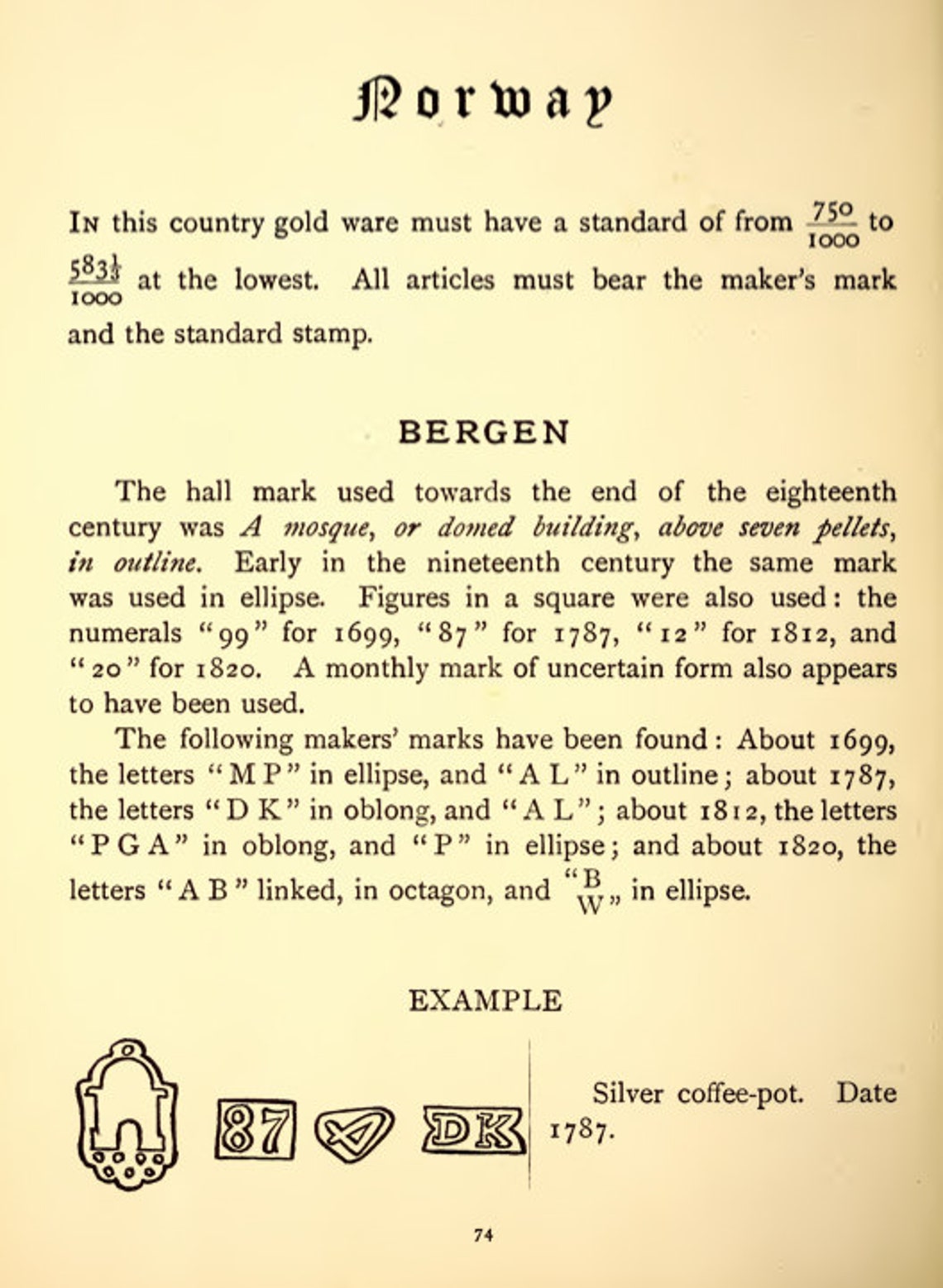 Continental GOLD and SILVER Hallmarks RARE Reference Hallmarks Book for ...