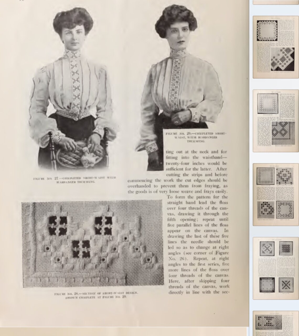 The Complete HARDANGER LACE BOOK Norwegian Drawn Thread Work Patterns ...