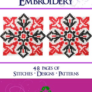 CROSS STITCH EMBROIDERY illustrated Designs Stitches and Patterns 48 Pgs Printable or Read on Your iPad or Tablet Instant Download