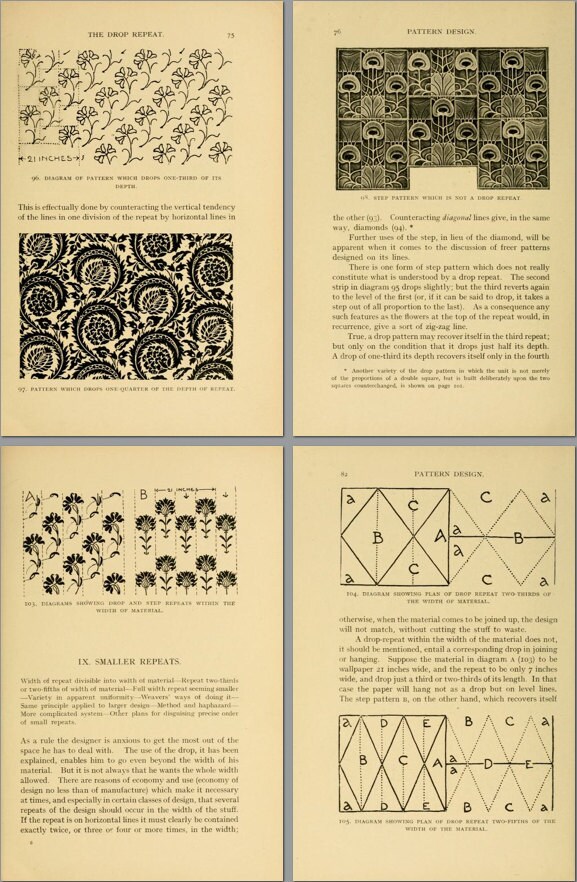 Practical Pattern Notes Rare 1924 Illustrated Guide to PRACTICAL PATTERN DESIGN With Every ...