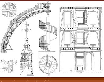 CARPENTRY and JOINERY For CRAFTSMEN Architects Engineers and Surveyors Rare Practical Illustrated Guide 291 pages Instant Digital Download