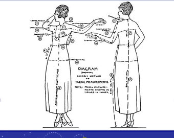 The 1922 FRENCH DRESS CUTTING Manual Instruction Book Design Art Deco  Dresses Printable or Read on Your iPad or Tablet Instant Pdf Download - Etsy