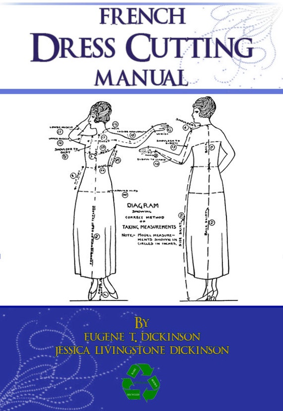 The 1922 FRENCH DRESS CUTTING Manual Instruction Book Design Art Deco  Dresses Printable or Read on Your iPad or Tablet Instant Pdf Download - Etsy