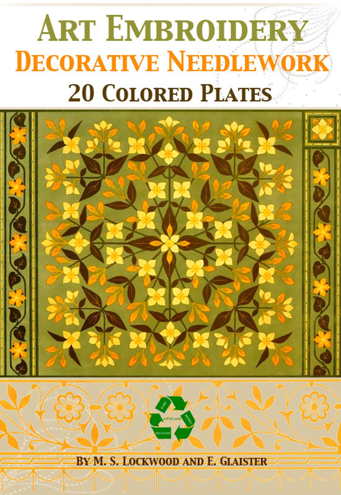 Art EMBROIDERY and DECORATIVE NEEDLEWORK 20 Colour Plates Etsy