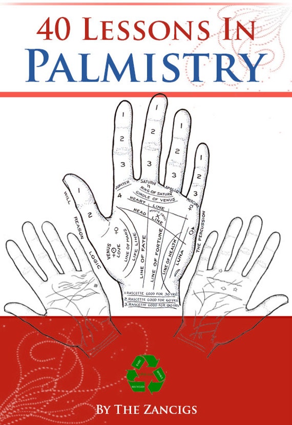 40 Lessons in PALMISTRY Fully Illustrated With 40 Full Page - Etsy
