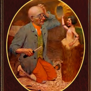 Original Classic Childrens Book PINOCCHIO illustrated By Maria L Kirk Digital Version