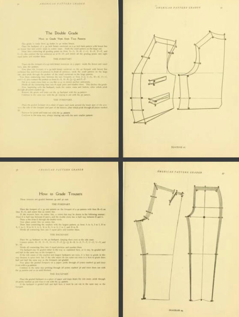 The AMERICAN PATTERN GRADER Design Your Own Mens Clothes Alterations ...