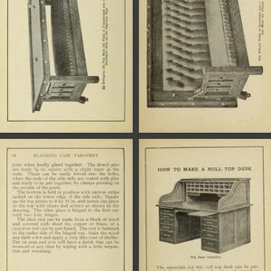 How To Make MISSION FURNITURE Rare illustrated Book with 30 PATTERNS Instructions 119pgs Printable or Read on Your Tablet Instant Download image 3