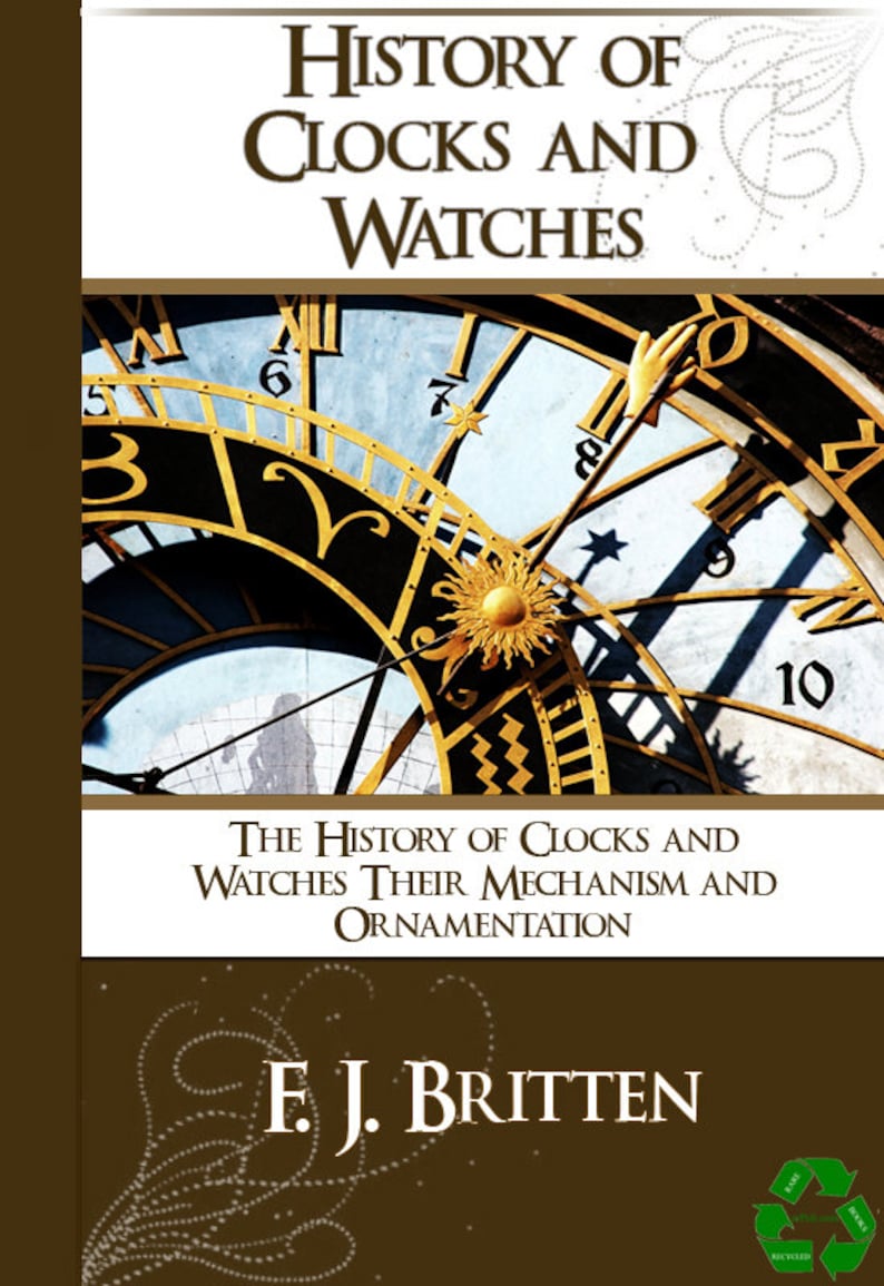 The HISTORY of CLOCKS and WATCHES 400 Illustrations 8000 Etsy