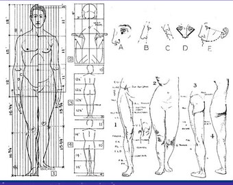 FIGURE DRAWING and COMPOSITION For Designers Rare Illustrated Art Tutorial On How To Draw The Human Figure 329pgs Printable Instant Download
