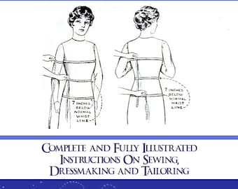 An Illustrated Guide To Dressmaking, Design Your Own Clothes, The Must Have Tutorial Book for Dressmakers Digital Pdf Book Download