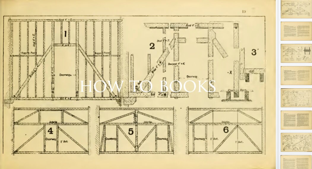 CARPENTRY and JOINERY Rare ILLUSTRATED Instruction Book on CARPENTRY and JOINERY Rare ILLUSTRATED Instruction Book on