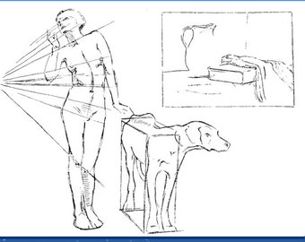 DRAWING For ART Students and ILLUSTRATORS Figure Sketching 218 Pages Illustrated Printable or Read on Your iPad or Tablet Instant Download
