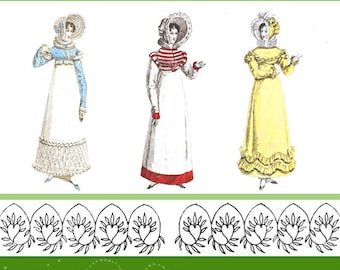 COSTUME PARISIEN 50 French Fashion Designs with Embroidery Patterns Make Your Own Theatre Costumes for Dressmakers Printable