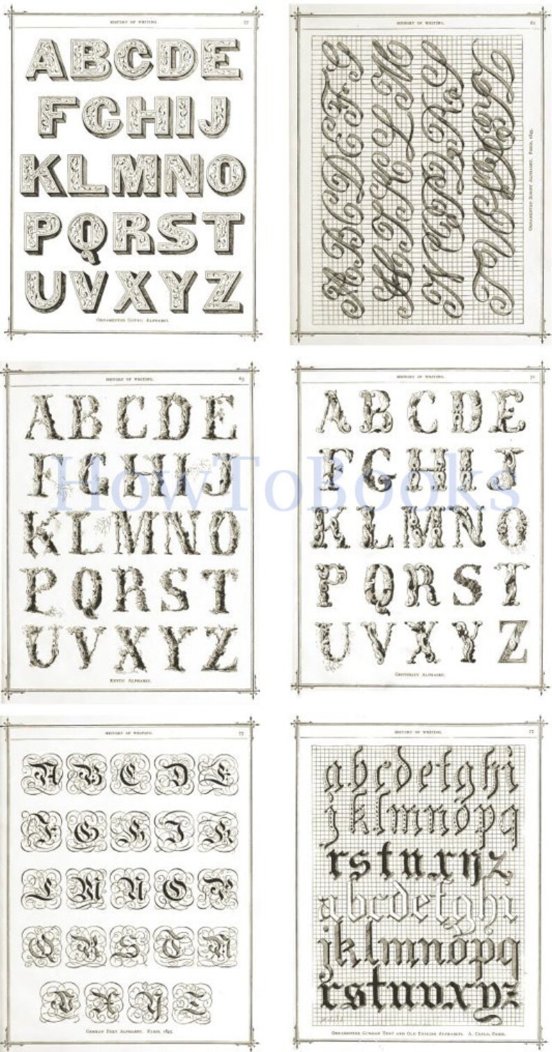 The Complete Calligraphy Handbook on Ornamental Penmanship Handwriting ...
