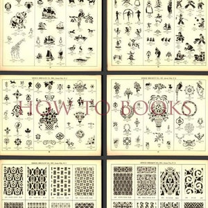 Collection #2 of 5 X DECORATIVE STENCIL DESIGN Books for All Crafting ...
