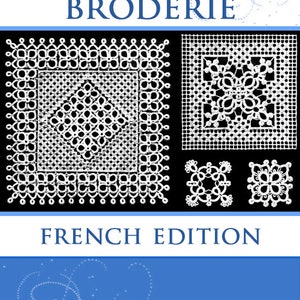La Frivolite Motifs De Broderie ~ illustrated French Edition EMBROIDERY Pattern Book 60 Pages of Fancy Designs Printable Instant Download
